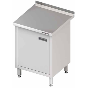 Stół przyścienny z drzwiami skrzydłowymi 450x700x850 mm | STALGAST, 980147045