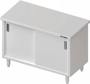 Stół centralny, przelotowy z drzwiami suwanymi 900x600x850 mm | STALGAST, 980196090