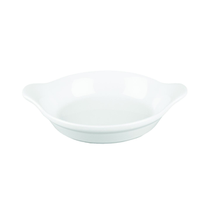 Naczynie do zapiekania owalne z uchwytami ø 125x152 mm, 180 ml | CHURCHILL, Cookware White