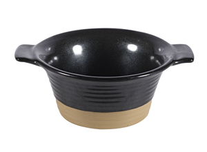 Miska okrągła z uchwytami ø 140 mm, 400 ml | CHURCHILL, Igneous Black