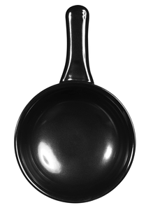 Miska okrągła z uchwytem ø 245 mm, 570 ml | CHURCHILL, Rustic Simmer Black