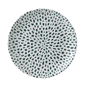 Talerz płytki okrągły ø 260 mm | DUDSON, Terrazzo Green