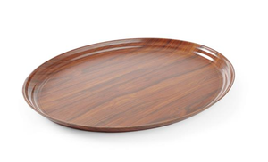 Taca owalna, antypoślizgowa, 290x210 mm | AMERBOX, Montana