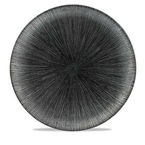 Talerz płytki okrągły ø 260 mm | CHURCHILL, Studio Prints Agano Black