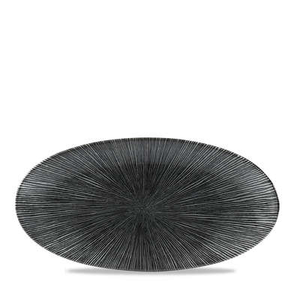 Półmisek owalny ø 299x150 mm | CHURCHILL, Studio Prints Agano Black