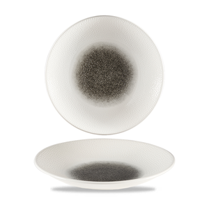 Talerz płytki okrągły ø 255 mm | CHURCHILL, Isla Quartz Black