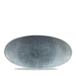Półmisek owalny 299x150 mm | CHURCHILL, Studio Prints Raku Topaz Blue