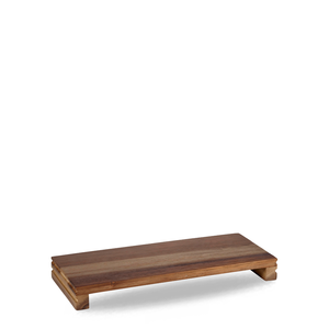 Podstawa drewniana prostokątna, 396x160 mm | CHURCHILL, Buffetscape Wood Rustic Acacia