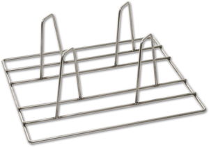 Ruszt do kurczaków 352x325x130 mm, inox | REDFOX, GRK-2/3