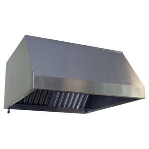 Okap uniwersalny do pieca konwekcyjno-parowego, 1000x1100x525, srebrny | RETIGO, Okap R