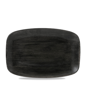 Talerz płytki prostokątny 300x199 mm | CHURCHILL, Stonecast Patina Iron Black