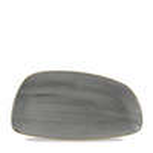 Talerz płytki o nieregularnym kształcie 350x185 mm | CHURCHILL, Stonecast Peppercorn Grey
