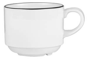 Kubek sztaplowalny 213 ml | CHURCHILL, Mono Banded