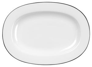 Półmisek owalny ø 203 mm | CHURCHILL, Mono Banded
