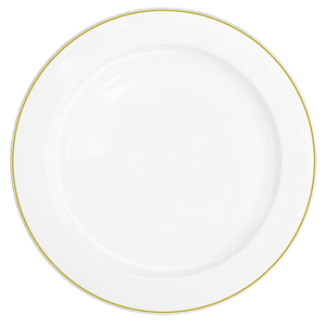 Talerz płytki okrągły ø 203 mm | CHURCHILL, Gold Banded