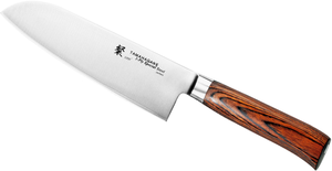 Nóż Santoku 175 mm | TAMAHAGANE, SAN Brown