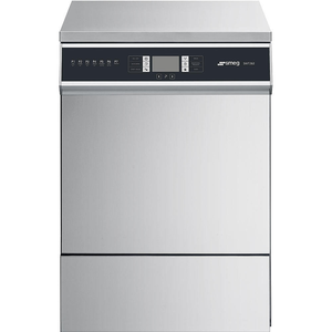 Zmywarka z systemem świeżej wody, z termodezynfekcją, sterowanie elektroniczne, 6,7 kW, 600x600x850 mm | SMEG, SWT262T-1