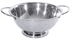 Cedzak ze stali nierdzewnej, 3,5 l, o średnicy 250 mm | CONTACTO, 6086/250