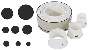 Plastikowe wycinarki do ciasta 9 sztuk, koło o średnicy 30–100 mm | CONTACTO, 228/008