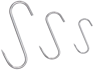 Haki rzeźnicze ze stali nierdzewnej, o długości 250 mm | CONTACTO, 485/250