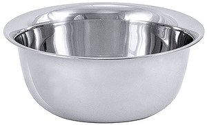 Miska ze stali nierdzewnej z rantem, 9 l, o średnicy 325 mm | CONTACTO, 500/360