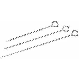 Szpila do szaszłyków ze stali nierdzewnej, o dlugości 100 mm, 12 sztuk | CONTACTO, 855/100