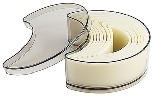 Plastikowe wycinarki do ciasta 7 sztuk, księżyc 70x20–120x70 mm | CONTACTO, 1227/007
