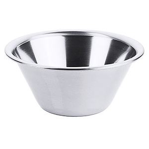Miska z rantem o stożkowatym kształcie i zaokrąglonym dnie ze stali nierdzewnej, 1,75 l, o średnicy 200 mm | CONTACTO, 2050/220