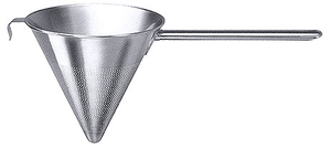 Sito stożkowe ze stali nierdzewnej, 0,8 l, o średnicy 155 mm | CONTACTO, 2660/160