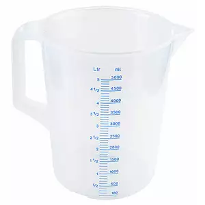 Dzbanek miarka z polipropylenu, 5 l  | CONTACTO, 3078/500