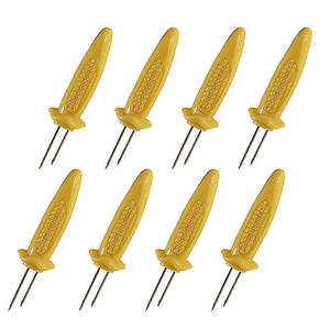 Szpile do kolb kukurydzy ze stali nierdzewnej, 8 sztuk | CONTACTO, 4698/008