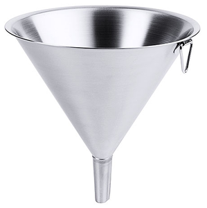 Lejek ze stali nierdzewnej z rączką, 0,4 l, o średnicy 140 mm | CONTACTO, 5420/150