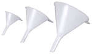 Lejek z polietylenu, 0,3 l, o średnicy 110 mm | CONTACTO, 5425/120