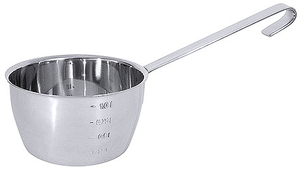 Czerpak ze stali nierdzewnej, 1 l, o średnicy 150 mm | CONTACTO, 5454/100