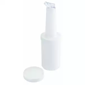 Dyspenser barmański z polipropylenu, 1 l, biały | CONTACTO, 5843/103