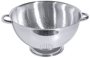Cedzak ze stali nierdzewnej, 15 l, o średnicy 360 mm | CONTACTO, 6079/380