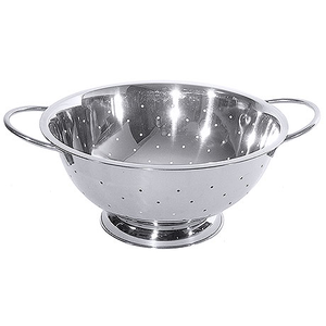 Cedzak ze stali nierdzewnej, 5,5 l, o średnicy 300 mm | CONTACTO, 6086/290