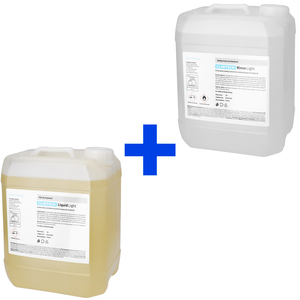[Zestaw] płynów do mycia i nabłyszczania do zmywarek gastronomicznych 2 x 10 litrów | CLINTECH LIGHT