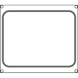 Matryca na pojemnik B/P jednokomorowy do zgrzewarki do tacek AG02E/AG02HD, 227x178 mm | BOKAMA, 227100