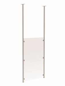 Osłona kasowa, 700x100x960 mm | DORA METAL, DM-19-2-L