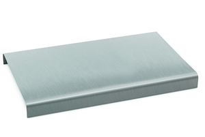 Tylny panel do pieca 591x355x50, srebrny | MERRYCHEF, SB272