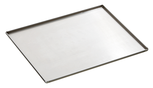 Blacha do pieczenia z 4 podniesionymi rantami 433x333x10 mm, aluminium | BARTSCHER, 100406
