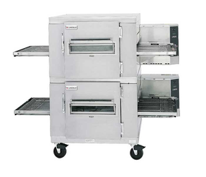 Piec do pizzy przelotowy/taśmowy 2 komorowy na podstawie, taśma 1854x813 mm, elektryczny 54 KW, rozmiar pieca - 1981x1473x1641 mm | LINCOLN, Impinger I 1400 Series