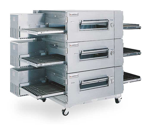 Piec do pizzy przelotowy/taśmowy 3 komorowy na podstawie, taśma 1854x813 mm, elektryczny 66 KW, rozmiar pieca - 2032x1537x1686 mm | LINCOLN, Impinger 1600 Series