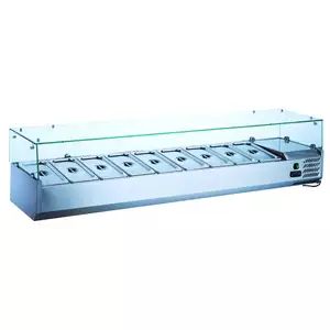 Nadstawka chłodnicza 9xGN1/3, 2000x395x435 mm | TECHNICA, Cold Line