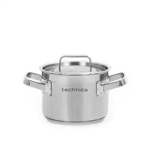 Garnek wysoki 2,4 l o średnicy 160 mm z pokrywką ze stali nierdzewnej | TECHNICA, Platinum Line