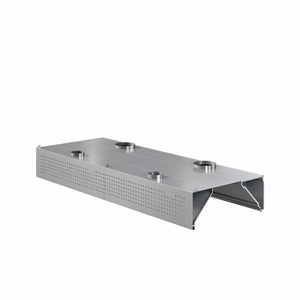 Okap przyścienny indukcyjno-kompensacyjny ze stali nierdzewnej, 3500x1400x450 mm, Eco Line | EDENOX, WEHIC-3514/2