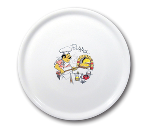 Talerz do pizzy dekorowany 330 mm, | FINE DINE, Speciale
