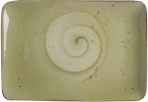 Talerz prostokątny 300x200 mm, oliwkowy | FINE DINE, Olive