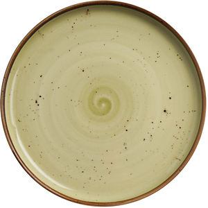 Talerz z wysokim rantem 210 mm, oliwkow | FINE DINE, Olive